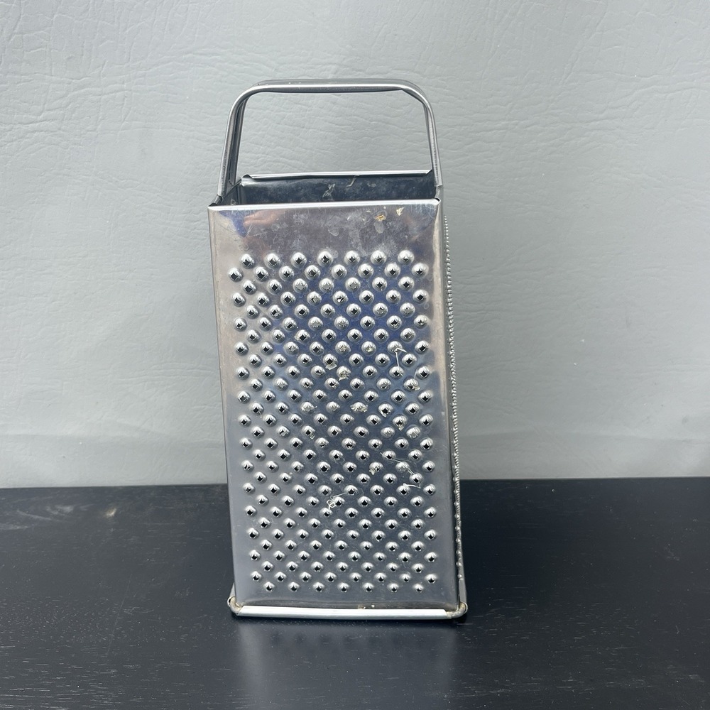 Bromwell Stainless Steel Cheese Grater 4 Sided USA Made Vintage